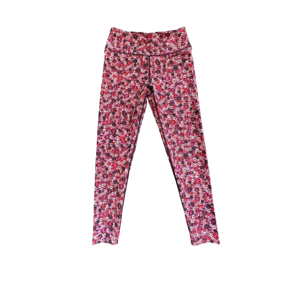 Victoria Sport Y2K Gem Print Leggings Womens Small Rave‎ Yoga Sexy Gym 
Retro